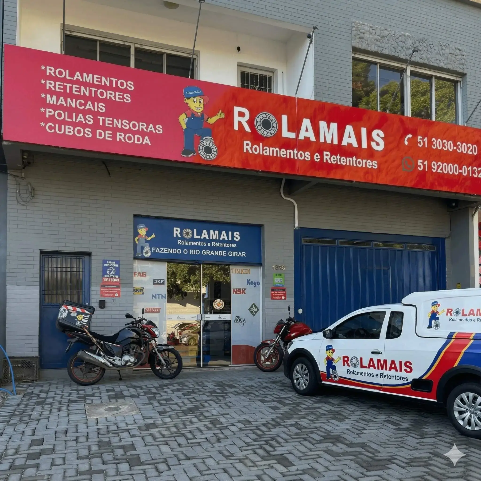 Fachada Rolamais Rolamentos e Retentores — Porto Alegre